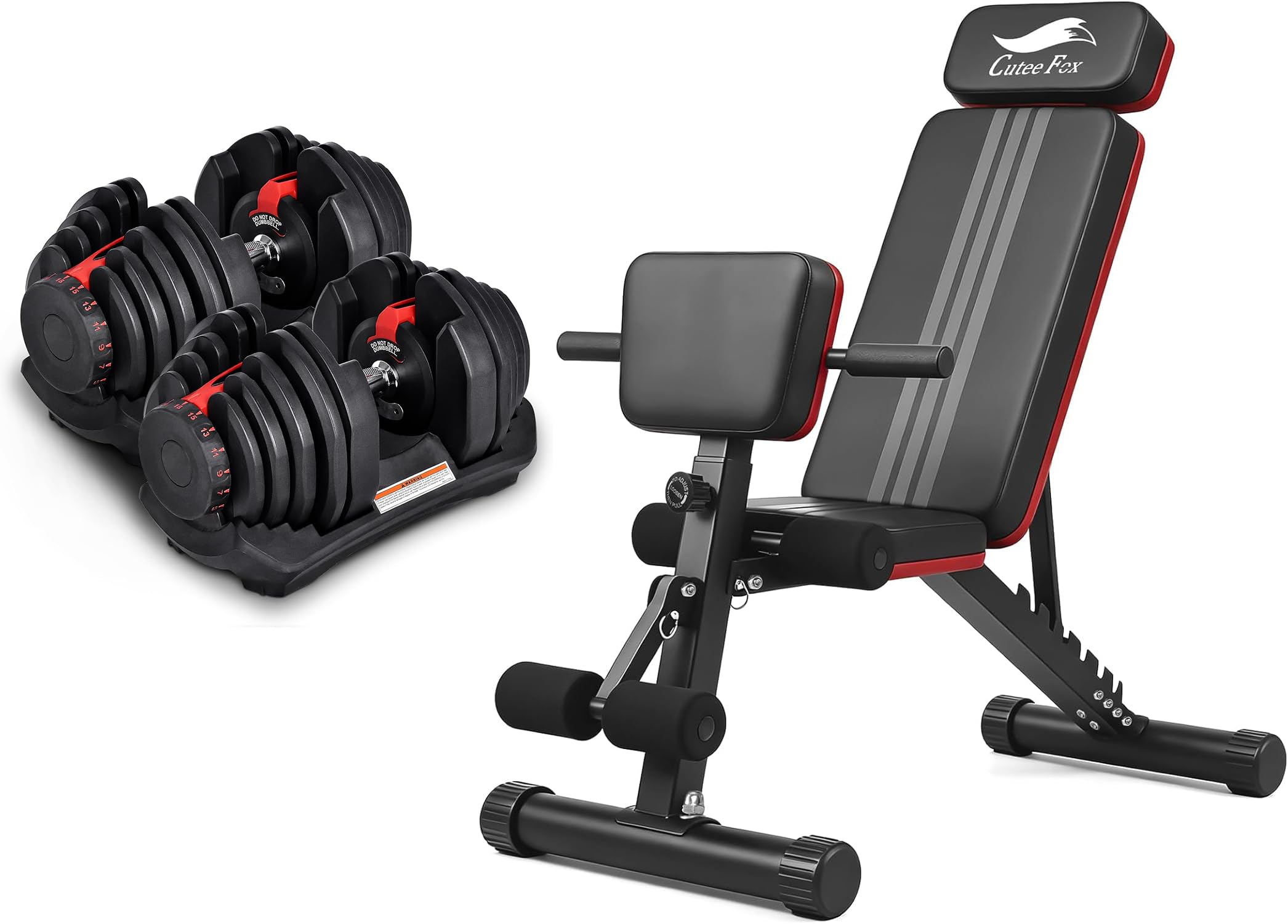 専用品　可変式ダンベル 40kg 2個　スタンド付き＋トレーニングベンチ Amazon | Taimonik トレーニングベンチ＋可変式 セット商品 ダンベル